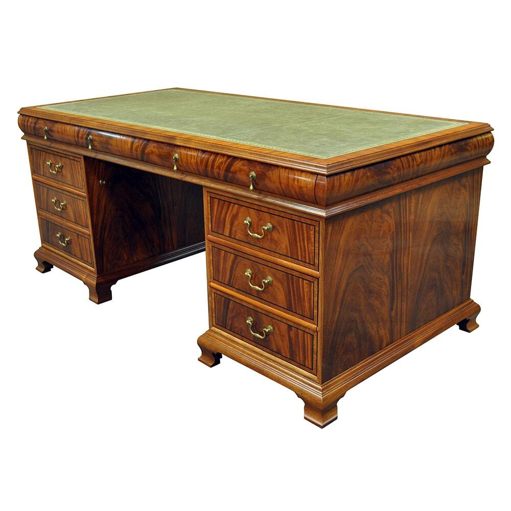 Leather Top Executive Desk